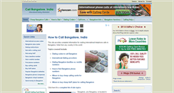 Desktop Screenshot of callingbangalore.com